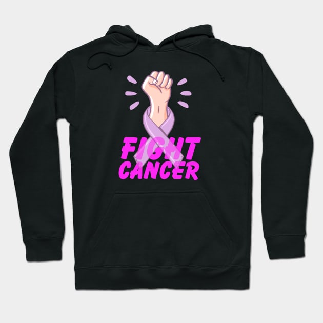 Fight cancer Hoodie by Kencur